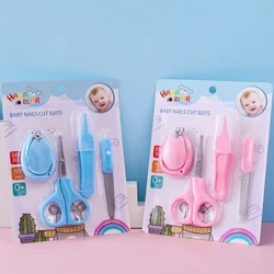 4-Stéck Baby Nagelschneider Anti-Fleesch Nagelschneider Tool Nagelschneider Baby Maniküre Pfleeg Set