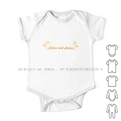 Retro Home And Away Logo Bayi Baru Lahir Pakaian Rompers Katun Jumpsuits Tangan Opera Sabun Australia Tujuh Kangaroo Point Anyar