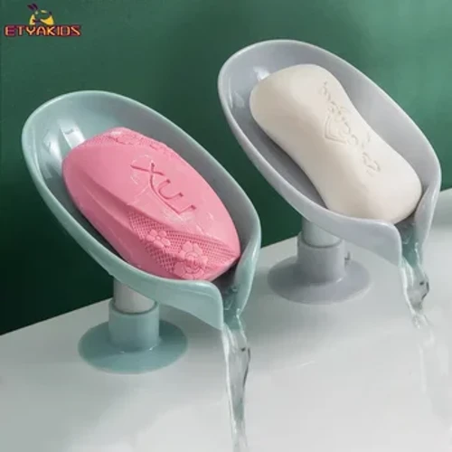 1 Cái Mới Thoát Xà Phòng Hình Lá Hộp Xà Phòng Hút Khay Phơi Cho Bé Tắm Tắm Ban Tổ Chức phụ Kiện Phòng Tắm
