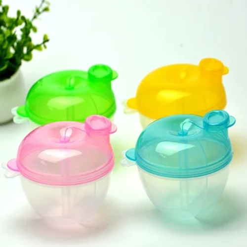 Baby Melkpoeder Dispenser BPA Gratis 3 Compartimenten Poeder Lekkage Gratis 3 Kleuren Non-Spill Melkpoeder Dispenser A2UB
