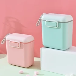 Dispensador de fórmula para bebês com colher, 400ml/800ml, caixa de armazenamento de leite em pó, cereal essencial infantil, lanches, recipiente para viagem