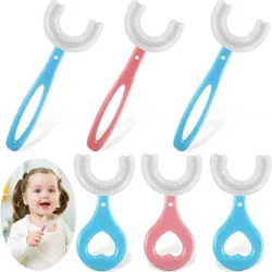 360 Độ Hình Chữ U Bàn Chải Đánh Răng Cho Bé Trẻ Em Vệ Sinh Bàn Chải Đánh Răng Răng Bé Bàn Chải Silicone Trẻ Em Răng Chăm Sóc Răng Miệng