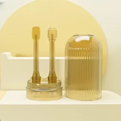 Brosse à dents en Silicone pour nouveau-né, brosse à dents avec revêtement de langue de 0 à 3 ans, nettoyage buccal
