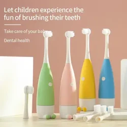 Bàn Chải Đánh Răng Điện Sonic Cho Trẻ Em Bàn Chải Đánh Răng Lông Mềm Không Sạc Được Bàn Chải Đánh Răng Hoàn Toàn Tự Động Thông Minh Bàn Chải Đánh Răng Cho Bé