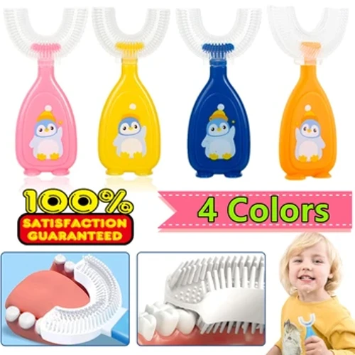 4 Màu Sắc Bàn Chải Đánh Răng Cho Bé Răng Trẻ Em Chăm Sóc Răng Miệng Bàn Chải Làm Sạch Silicone Mềm Miếng Dán Bàn Chải Đánh Răng Cho Bé Sơ Sinh Đồ Cho Bé