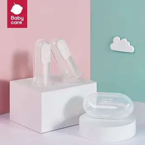 Bàn Chải Đánh Răng Cho Bé Chăm Sóc Răng Miệng Trẻ Em Silicon Trong Suốt Ngón Tay Bàn Chải Miếng Dán Massage Mềm Có Hộp Trẻ Sơ Sinh Bé Trai Bé Gái Vệ Sinh Cho Bé sản Phẩm