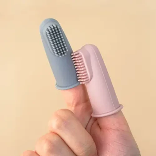 Barns tänder Munvård Rengöringsborste Bebis Hälsa Finger Tandborste Nyfödda bebisartiklar Resor Bärbara tillbehör
