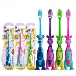 Baby Zännbürk Cute Cartoon Déier Form Soft Zännbürk Kanner Zänn Oral Care Pinsel Tool Héich Qualitéit Training Zännbürsten