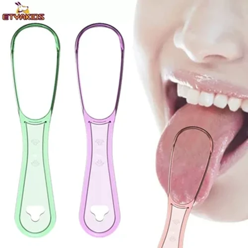 Tongue Scraper Cleaner Oral Cleaner Pinsel Wiederverwendbar Erwuessene Zong Scraper Frësch Atem Hygiene Zänn Oral Care Baby Zännbürk