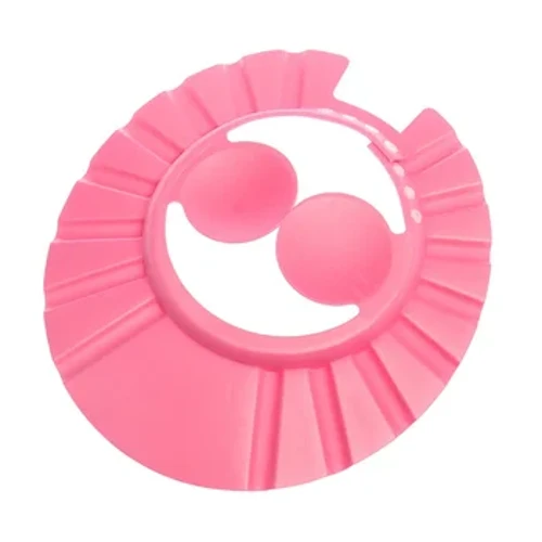 Touca de banho para bebês, shampoo, chapéu ajustável, proteção para os olhos, capa de cabeça, cuidados com o bebê, touca de banho para 0-6 anos