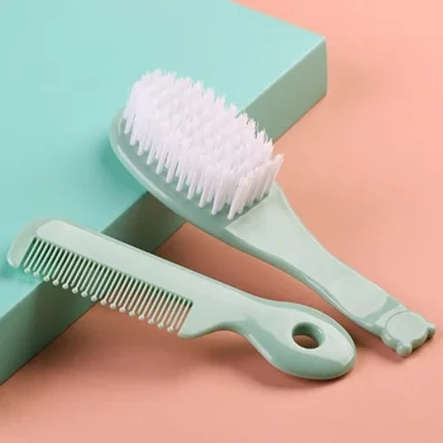 Bàn chải tóc bé & lược Đặt trẻ em Bàn chải tóc mềm Nylon Nôi Caps Bàn chải tóc cho trẻ mới biết đi Massage Dropship Dropship