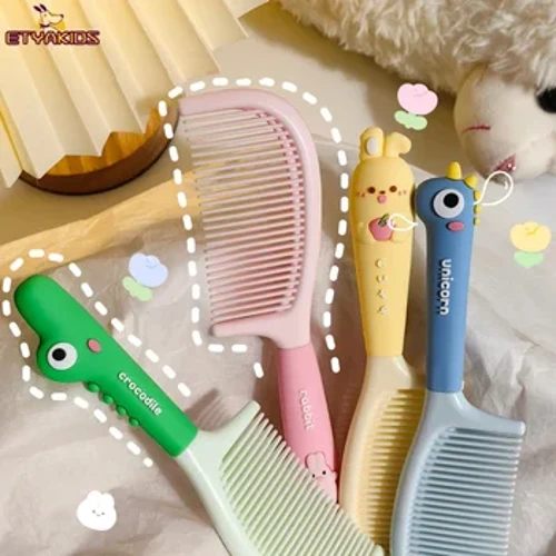 Baru Putri Rumah Tangga Untangling Sikat Rambut Alat Perawatan Lucu Kawaii Kartun Sikat Rambut Panjang Sisir untuk Anak-anak Gadis Wanita Bayi