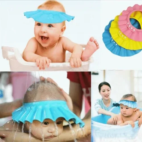 Pălărie reglabilă de duș pentru copii, șampon pentru copii mici, șampon pentru baie, șapcă de duș, spălarea capului, scut de păr, șapcă de soare directă pentru îngrijirea bebelușului