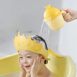 Bonnet de douche pour bébé, bonnet de bain, shampoing, Protection des yeux réglable, couverture d'eau, soins pour bébé, lavage des cheveux, bonnet de douche pour enfants de 0 à 6 ans