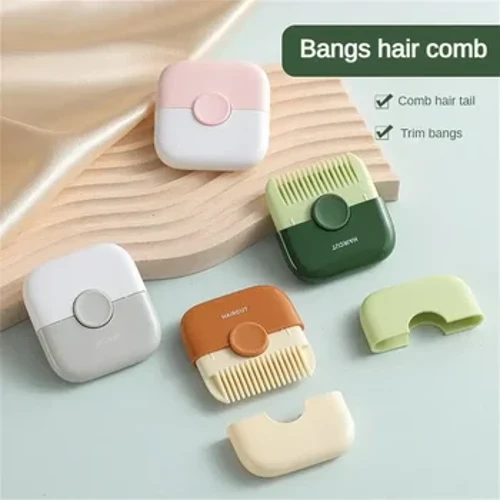 2 In 1 Rambut Bayi Potong Rambut Sisir Potong Poni Lan Patah Rambut Poni Pemangkas Manual Portabel Anak Gunting Rambut
