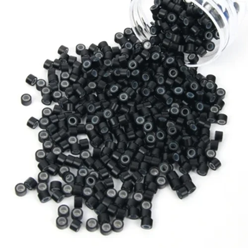K.S WIGS 200db/400db 4030 Szilikon Micro Link Tube Gyűrű Paróka Hajhosszabbításhoz Béléses Gyöngyök Szaloneszközök Többszínű