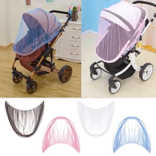 Rede segura para berço de bebê, mosquiteiro para crianças, carrinho anti-bug, proteção infantil, malha, acessórios para carrinho de bebê