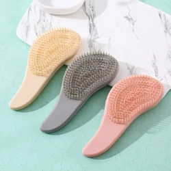 Pambata na Estilo ng Masahe Suklay Marble Pattern Malambot Ngipin Buhok Smoothing Walang Tangle-free Baby Hairdressing Comb Plastic Comb
