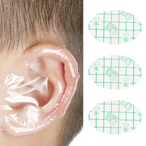 20/100 pièces shampooing Protection des oreilles autocollants bain natation cache-oreilles eau enfants shampooing oreille eau prévention soins pour bébés