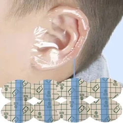 20/100 pçs shampoo proteção de ouvido adesivos banho natação earmuffs água crianças shampoo orelha prevenção água cuidados com o bebê
