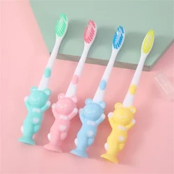 3/4Pcs Zännbürk Kanner Erwuessener 360 Grad Zänn Oral Care Botzen Pinsel Gesondheet Rees Portable Zännbürk Oral Hygiene Tools