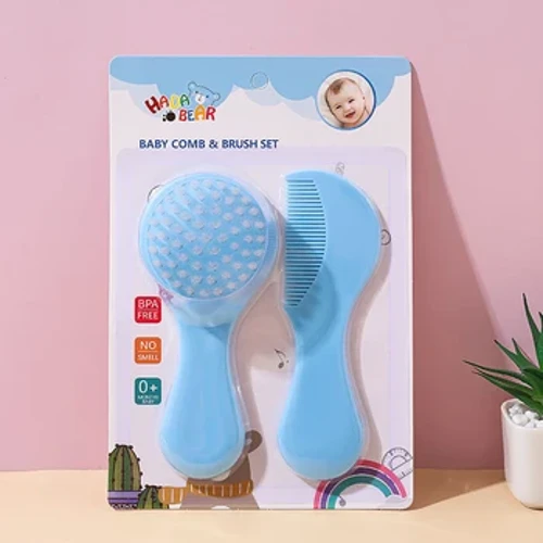 Bebek Naylon fırça seti Banyo Ovucu Yumuşak fırça Bebek baş bakım tarağı