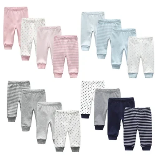 3/4/5 CÁI/LỐC Quần Sơ Sinh Hoạt Hình bốn mùa Cho Bé 100% Cotton Mềm Quần Bé Gái Quần Bé Trai quần 0-24M