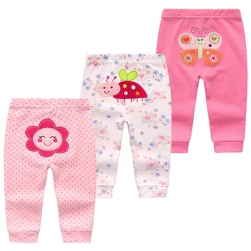 3 Cái/lốc In Họa Tiết Hoạt Hình Quần Cotton Cho Bé Quần Legging Mùa Thu Tập Đi Bé Trai Bé Gái Sơ Sinh Quần Áo Cho Trẻ Sơ Sinh 3 6 9 12 18 24M