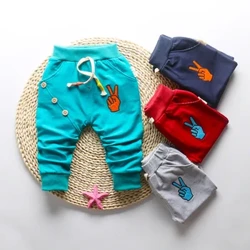 IENENS Bé Bé Trai Cotton Quần Thể Thao Tập Đi Quần Rộng 1 2 3 Tuổi Trẻ Em Quần Áo Thông Thường Mùa Xuân, Mùa Thu Trẻ Sơ Sinh đáy Mềm