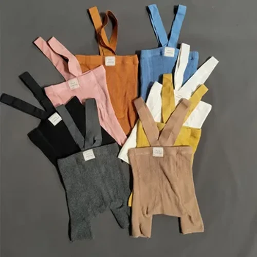 Shorts Suspender Babaí INS Shorts Fionraí Ard-Wals Spáinnis Leanbh Big Ass Luiteoga Crocha daingean