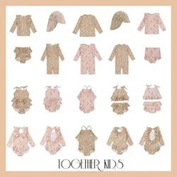 Ks bebê meninas terno de natação usar 18m-9y flor crianças marca bc mr tao roupas crianças maiôs irmã irmão combinando atacado