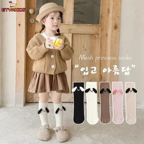 Trẻ Em Mới Cho Bé Gái Giữ Nhiệt Đầu Gối Cao Tất Cotton Dễ Thương Tất Kid Mùa Xuân Quần Áo Cho Bé Trai Bé Gái Tập Đi Hoạt Hình tất