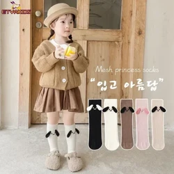 Trẻ Em Mới Cho Bé Gái Giữ Nhiệt Đầu Gối Cao Tất Cotton Dễ Thương Tất Kid Mùa Xuân Quần Áo Cho Bé Trai Bé Gái Tập Đi Hoạt Hình tất