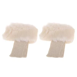Cróise Te Geimhridh na mBan Cniotálfaidh Fur Baile Átha Troim Cosa Téitheoirí Cufaí Stocaí Boot Toppers
