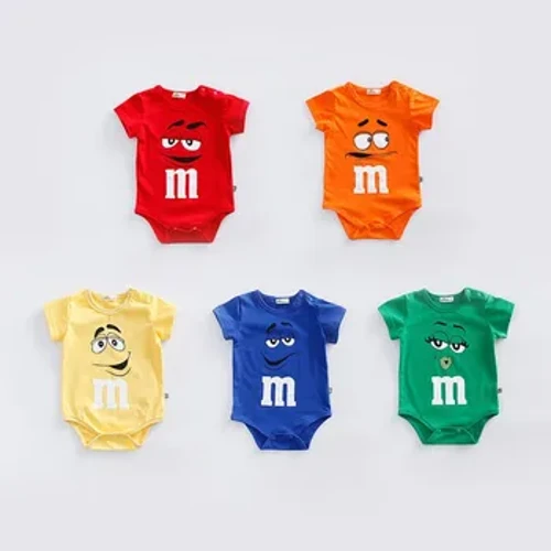 Bebê manga curta triângulo macacão bebê menino algodão roupas de verão do bebê recém-nascido macacão do bebê bodysuit