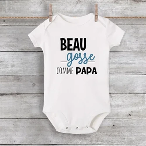 Đẹp Trai Như Bố Sơ Sinh Bé Sơ Sinh Mùa Hè Body Trẻ Sơ Sinh Body Tay Ngắn Bé Trai Jumpsuit Ngộ nghĩnh Dễ Thương Tập Đi Bộ Trang Phục Body