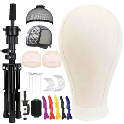 21-24 Inisi Tapoleni Uuila Ulu, Wig Tripod Tu ma Ulu mo Wig Fa'aaliga Fa'aaliga, Mannequin Head Set ma Wig pulou, C nila.