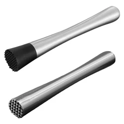 Paslanmaz Çelik Şarap Karıştırma Çubuğu Muddler Dayanıklı Kokteyl Karıştırıcı Shaker Buz Kırıcı Rahat Kavrama Kolu Barware Aracı