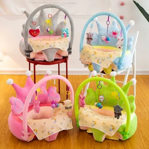 Bērnu mācību sēdekļa drošība Sēdekļa dīvāna pārvalks Plīša bērnu palīgkrēsls Ērts Toddler Nest Karikatūra Dīvāna atbalsta krēsla rotaļlietas