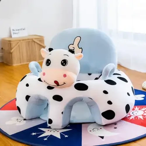 Capa de assento de apoio para sofá de bebê desenho animado aprendendo a sentar confortável sem algodão