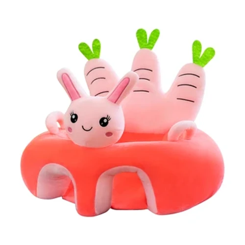 Clúdach Suíocháin Tacaíochta do Leanbh Cartún Naíonán Ainmhithe Plush Ag Foghlaim Chun Suí Craiceann Tolg Doll Stuffed Compordach Cathaoirleach Suíochán Leanbh