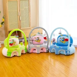 Kursi Mewah Kursi Makan Kulit Puff Baby Feeding Safety Kursi Kulit Kartun Mewah Belajar Kursi Duduk untuk Balita Nest