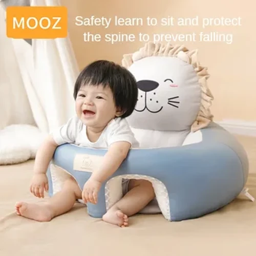 MOOZ Nyfödd baby Söt tecknad babysofföverdrag Lära sig sitta Sits Matningsstol Fodral Barnsoffa Hud Spädbarnssitssoffa CCP012
