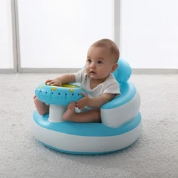 Assento do bebê multifuncional sofá inflável cadeira de jantar do bebê cadeira de alimentação do bebê para crianças aprendendo descanso banho assento infantil
