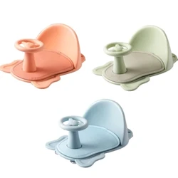 Baby Bad Sëtz fir Sit-up Baden Neigebuerener Rutsch Ronn Badewanne Sëtz mat Rutsch Soft Mat Universal Sécherheet Ënnerstëtzung