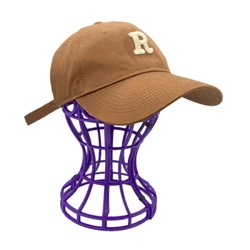 3 färger Lanternform Plast Peruk Stativ Hatt Cap Hållare Vikbar Lätt att installera Multi-Purpose Peruk Head Stand Peruk Tillbehör
