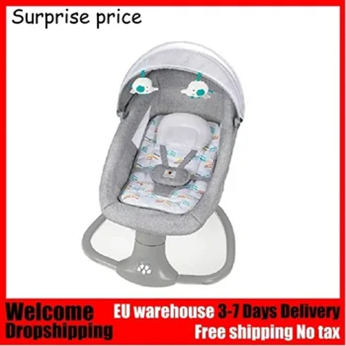 Cama de bebé, cuna de bebé, mecedora, cuna para bebé recién nacido, columpio eléctrico, mecedora para bebé, cama mecedora para bebé