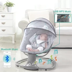 I-Cradle for Baby Milti-function Swing Chair Isihlalo Sokunyakazisa Ugesi Sokuphepha Ezisanda Kuzalwa kanye Nokushwibeka Okuthulile Ingane Umbhede Omuhle Olalayo Wengane