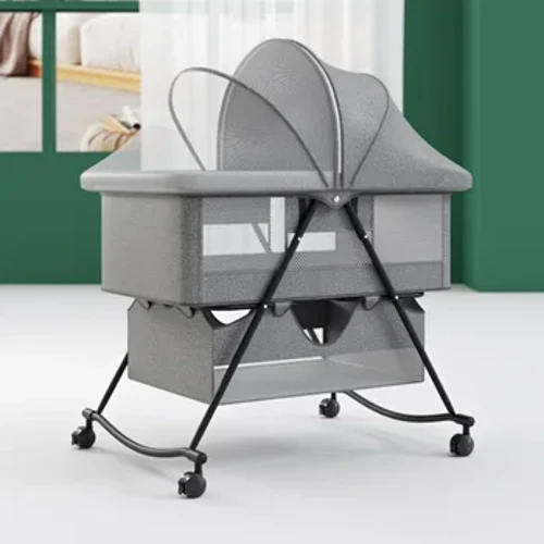 Babyseng Bærbar Babymobil multifunksjonell bb-seng Vuggeseng skjøteseng sammenleggbar queen size-seng