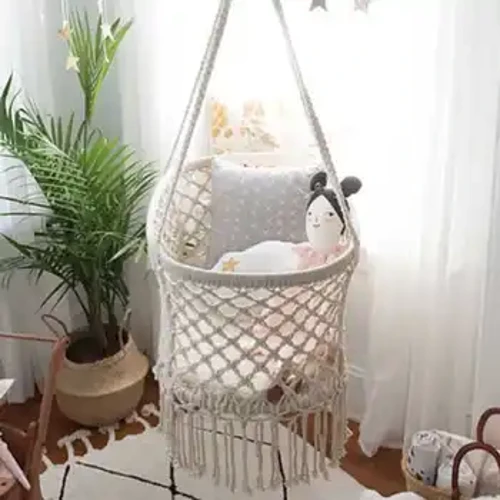 Boks Bayi Gantung Cradle, Gantung Bassinet lan Portable Swing kanggo Baby Nursery